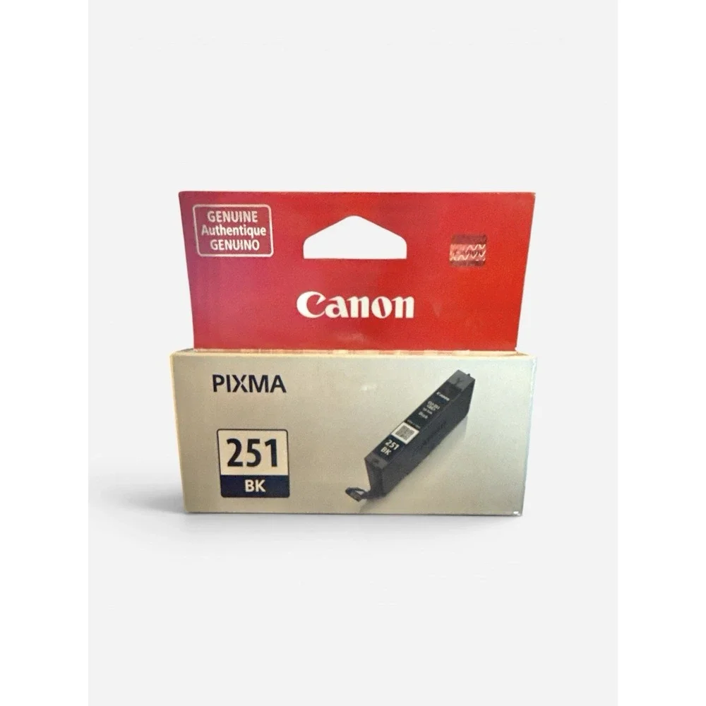 Genuine Canon Pixma 251 BK Black Ink Cartridge 6513B008 OEM New